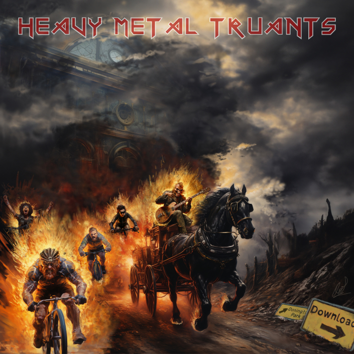 a painting for the heavy metal truants