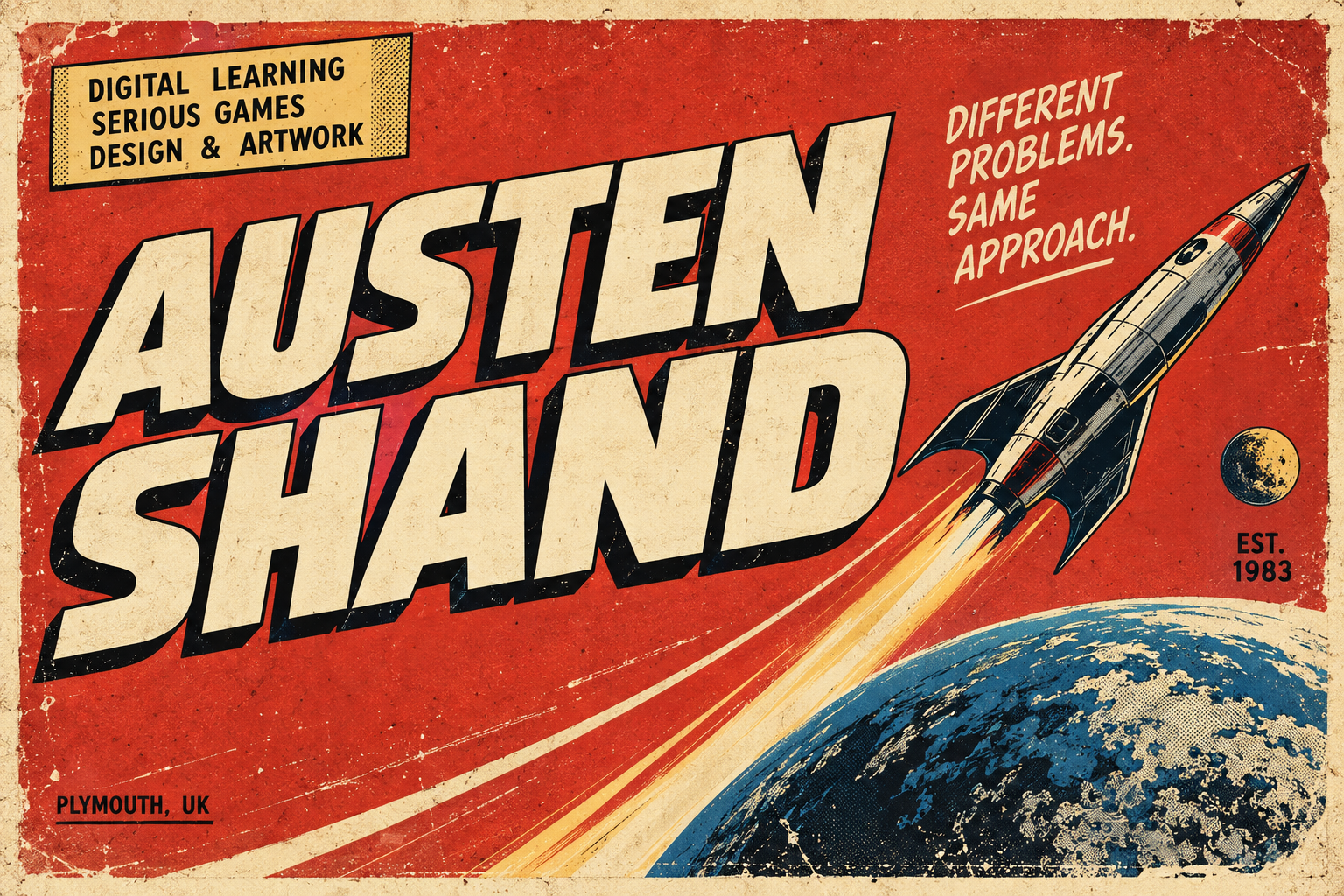 Retro comic artwork