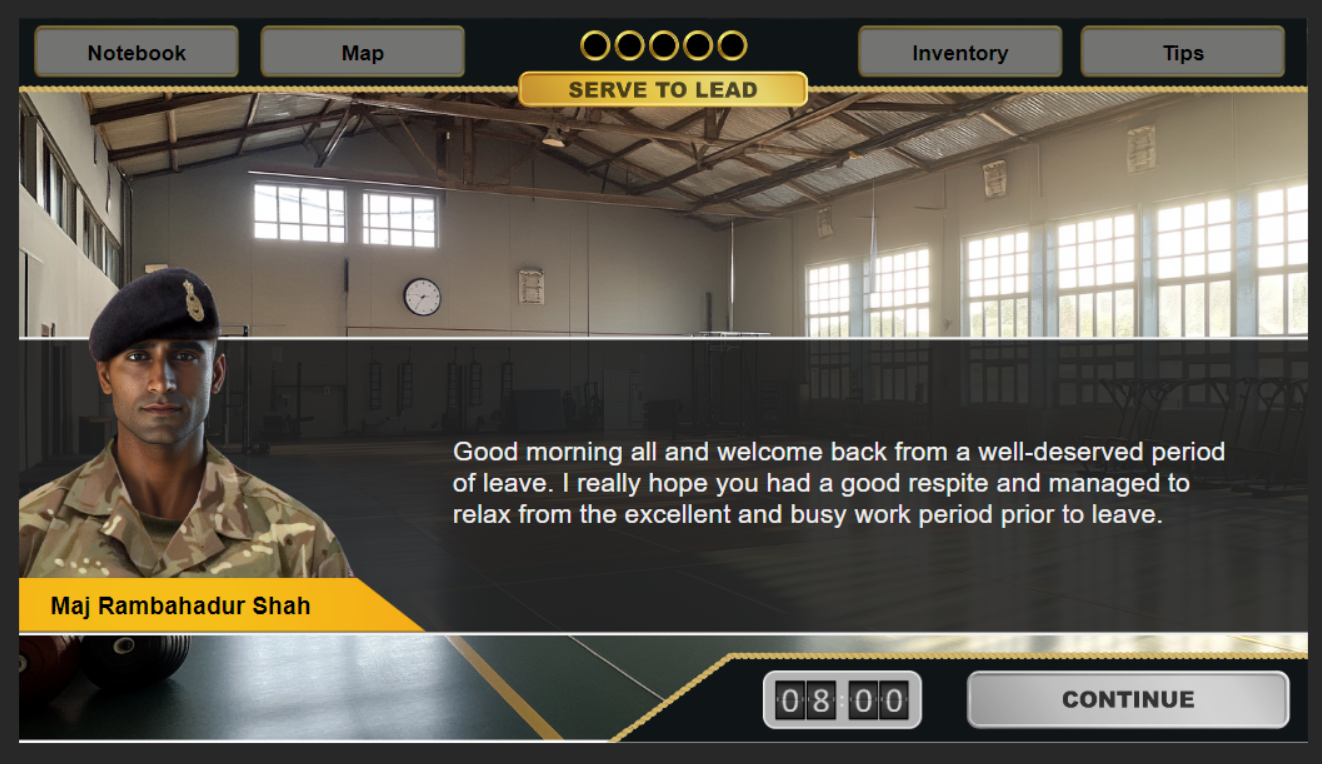 Serve to Lead scenario