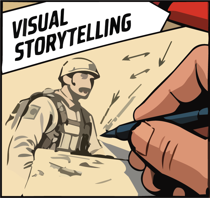 Visual storytelling artwork